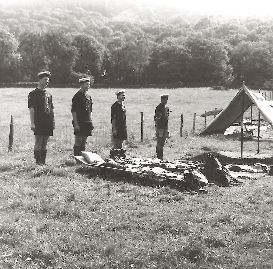 Inspection at camp WEB