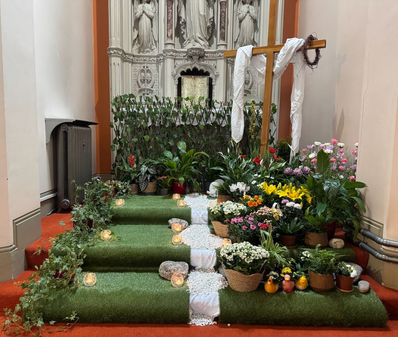 Easter Garden Holy Family Southport